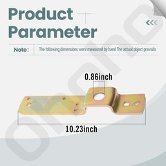 Ohoho 783-05946 Idler Pivot Bracket Set Compatible with MTD Yellow and black