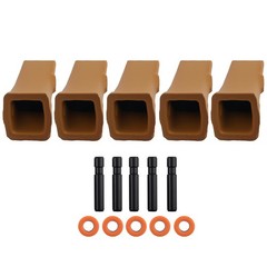 Bucket Teeth 5PCS for CAT J200 Series 1U3202 8E6208 w/ Pins Retainers Steel