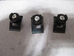 3) FARMALL CUB, A, B,C,H,M LIGHT TREMINAL & CLIP #68417D, TEAR DROP LIGHTS NEW