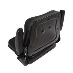 w/ Armrest Universal Tractor Seat For Forklift Excavator Skid Loader