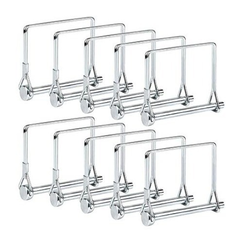 10 Pack Trailer Coupler Pin 5/16×3-1/2in Towing Hitch Pin Hea Size: 5/16×3-3/8