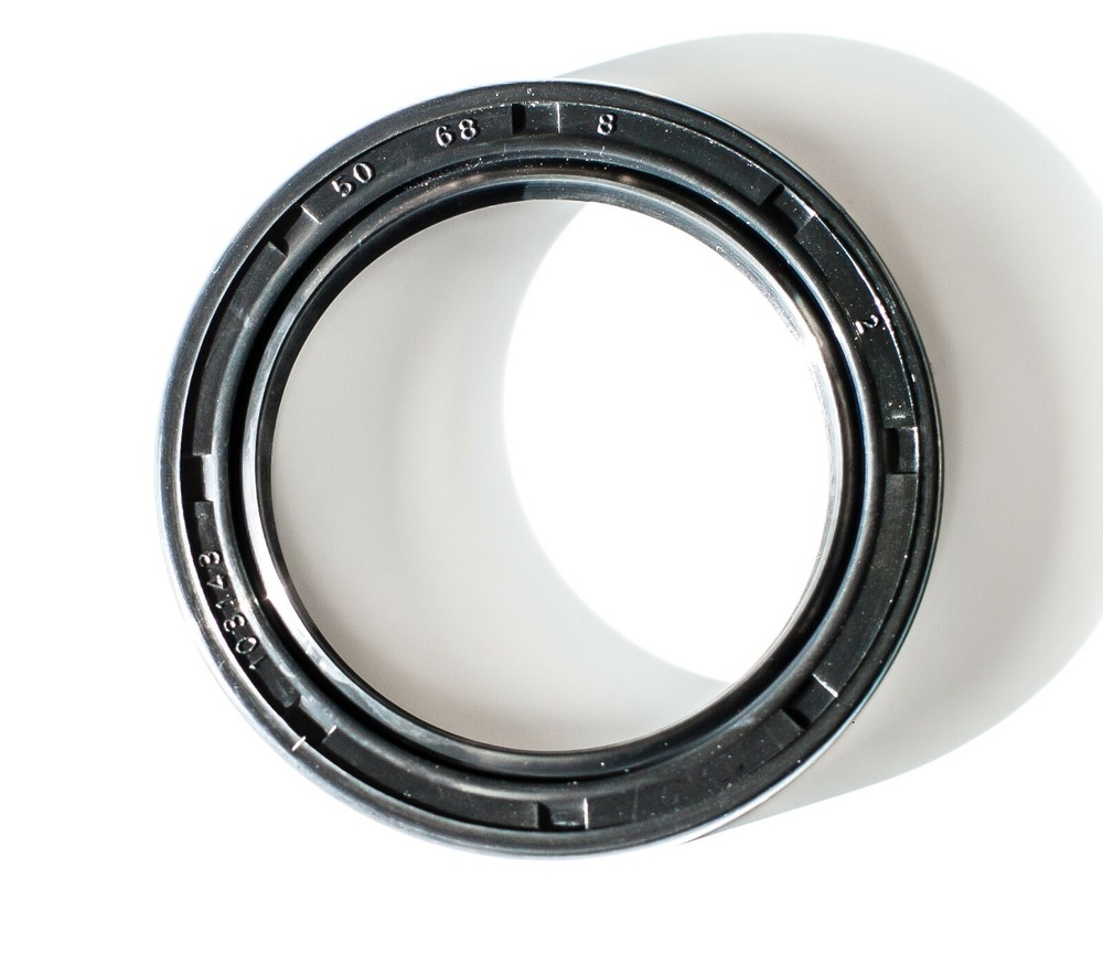 EAI Metric Oil Shaft Seal 50X68X8mm Dust Grease Seal TC Double Lip w/ Spring