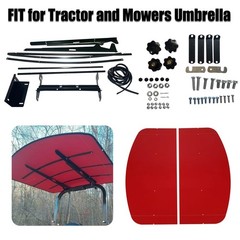 Tuff Top Tractor Canopy 52″ X 52″ For John Deere 2″ x 2″ or 2″ x 3″ ROPS RED
