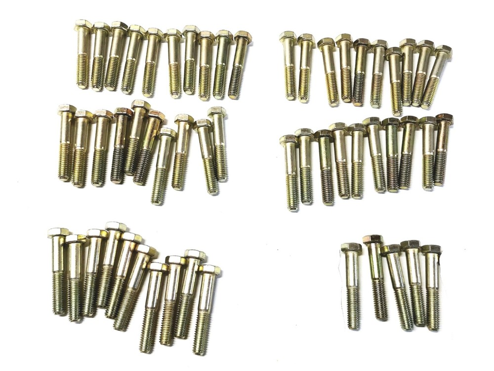 PFC 3/8”-16 x 2-1/4” Hex Head Cap Screws Grade 8 80-2625-452 [Lot of 55] NOS