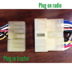 Radio for CAT CHALLENGER Tractor 65-E, 75-E, 85-E, 95-E AM/FM/WB/USB/Aux In/BT