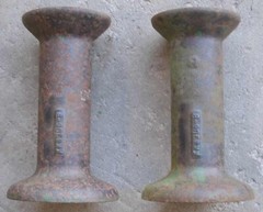 (2) John Deere KK4306B Disc Harrow Gang Spacer 7″ Long, Fits 1 “SQ Axle Shaft