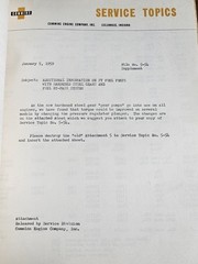General Motors Cummins Diesel Euclid Equipment Full Of Service Letters 1950’s