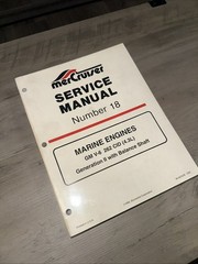 MerCruiser Service Manual #18 GM V-6 262 CID 4.3L Marine Engines 1992