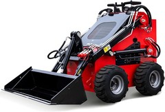 870kg Mini Skid Steer Loader MS380 23HP Dual Pump Wheeled Skid Steer Free Ship