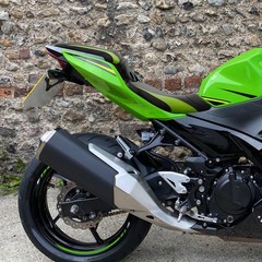 Rider Passenger Motorcycle Seat Kawasaki Ninja 400 EX400 2018-2023 Green Style B