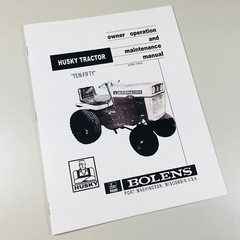 Bolens Husky “Ten-Fifty” 1050 Lawn Garden Tractor Operators Manual 192-02