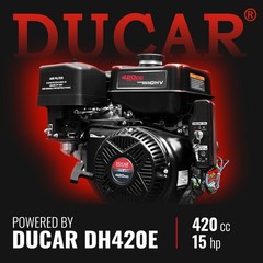 MechMaxx 5” DUCAR 420cc 15HP E-start Gasoline Engine Wood Chipper,GS1500