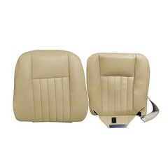 4pcs Front Bottom Top Seat Covers Tan Lincoln Navigator 05-06 Not for 03-04