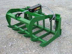 48″ Root Grapple Bucket and 42″ Long Pallet Forks Attachment -John Deere 400/500