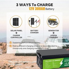 12V 300Ah LiFePO4 Lithium Battery for Solar Back Up System Marine Build in BMS