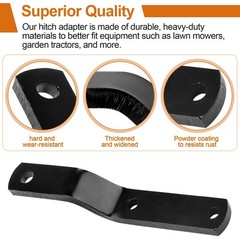 Lawn Mower Hitch for Agri-Fab 23475, Garden Tractor Trailer Hitch, Black