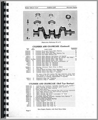Hercules IX-3 IXF IXA IXK IXB Engine Parts Manual Catalog