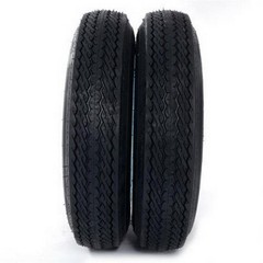 2 x Tires with 2 White Rim Weight: 36.38 lbs Rim Width: 4″ millionparts