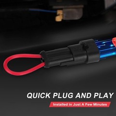 Seat Belt Bypass for 2010 and Up, Plug and Play Harness Overrides Seat Belt Comp