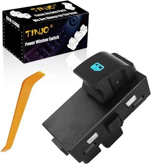 Window Switch Control Button with Blue Light Compatible with 2007-2013 Silverado
