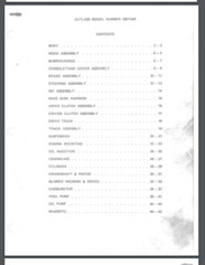 1982 Polaris Cutlass SS SNOWMOBILE Parts list Book Manual 47 pages
