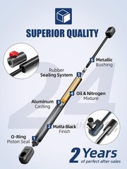 12 inch Gas Struts – 133N/30Lbs Universa Style: 30Lb/133NPattern Name: 12 Inch