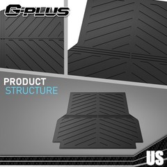 5FT Truck Bed Mat Liner Fit for 2005-2023 Toyota Tacoma Double Cab All Weather