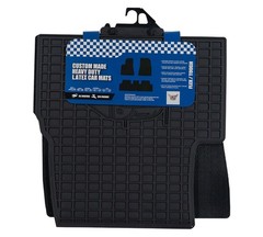 Semi Truck Black Mats Floor Mats Liners Fits w/ VNL (2003-2014) – 2 Pcs Set