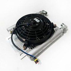 Radiator Plus Hydraulic Oil Cooler Fan For H12/QH12 Mini Excavator Attachment US