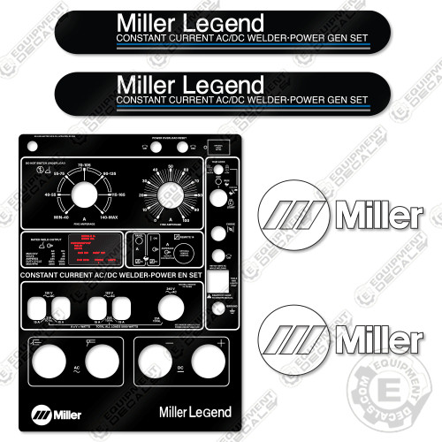 Miller Legend 200LE Decal Kit Welder – Aftermarket Kit