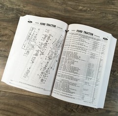 Ford 2000 3000 4000 5000 7000 Series Tractor Parts Manual Catalog