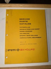 New Holland Caterpillar 3208 & 3208T Engines Service Parts Catalog Manual 1982