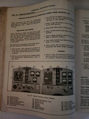 1958 G.M. Diesel Operators Manual Series 71 Engines!