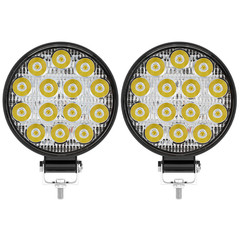 Fit for LED Forklift Front Light 12V Loader Headlight Excavator 4” Work Light