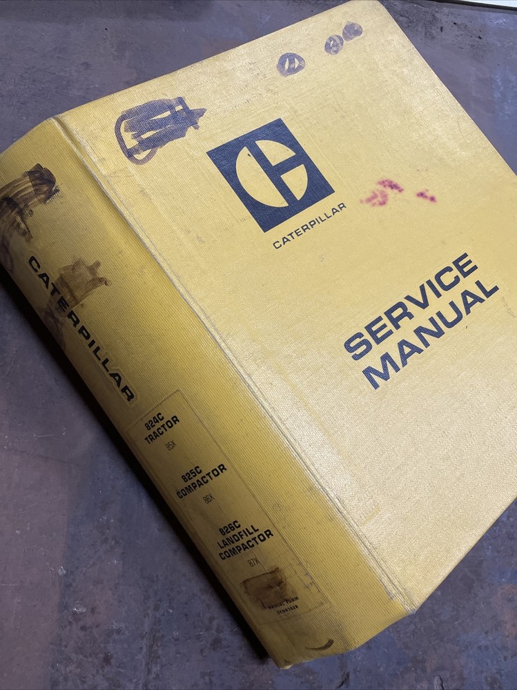 CAT Service Manual 824C Wheel Tractor 825C 826C Compactor Shop Book 85X 86X 87X
