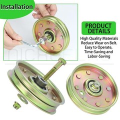 NICHEFLAG 2 Pack 756-1229 Idler Pulley Replaces 756-3005 A14 2×756-1229