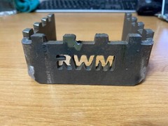 (2) RWM Universal Brand New Weld-On 4 x4 steel step Raw Steel Step 1/4 Thick