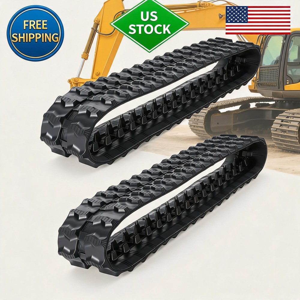 180x60x35 Excavator Rubber Tracks, Heavy Duty Replacement Tear-Resistant pack 2