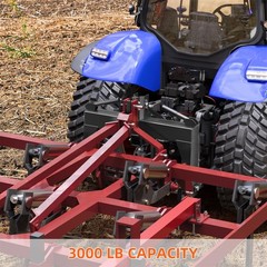 3 Point Quick Hitch to Category 1 & 2 Tractors,3000 LBS Lifting Capacity, NEW