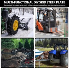 1/4″ Mini Skid Steer Plate Quick Attach Mount Plate For Toro Dingo Ditch Witch