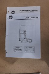Shopsmith Mark V Dust Collector Manual, Great Shape!