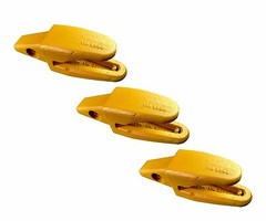 3- Cat Style Backhoe / Mini Excavator Bucket Shanks – 119-3204 1″ Lip Thicknes