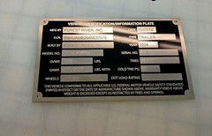 MEDIUM & LARGE SIZE DATA NUMBER PLATE ENGRAVING CHARGE