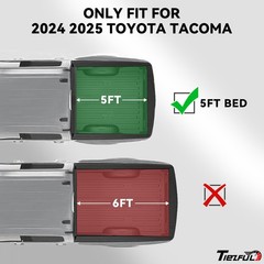 Truck Bed Cover Fit for Toyota Tacoma 2024-2026 5FT Bed