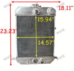 Tractor Models Radiator for David Brown Diesel 780 885 885 885N #K922737 K922739