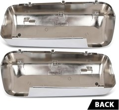 Chrome Door Mirror Covers Left Right Side for Peterbilt 579 2013-2023