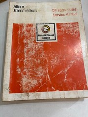 Detroit Diesel Allison Transmission DP 8000 Series Repair Service Manual Book