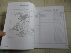 Mitsubishi 4G63 4G64 Forklift Truck Engine Parts List Manual Factory Original