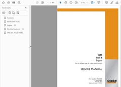 CASE SV185 TIER 4B SKID STEER MANUAL OPERATOR SERVICE SHOP ENGINE REPAIR PDF USB
