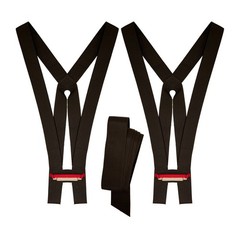 Ready Lifter Shoulder Moving Straps for 12 Feet x 3 Inches, Black / Red